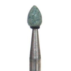 Dura-Green Mounted Stones Handpiece FL1 Green 12/Bx