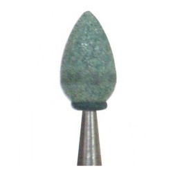 Dura-Green Mounted Stones Handpiece FL4 Green 12/Bx