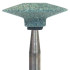 Dura-Green Mounted Stones Handpiece KN7 Green 12/Bx