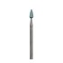 Dura-Green Mounted Stones Contra Angle FL2 Green 12/Bx