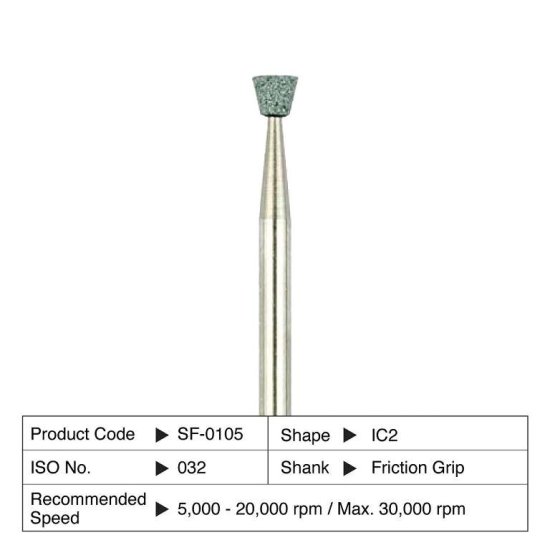 Shofu Dura Green FG IC2 12/Box