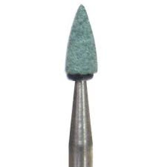 Dura-Green Mounted Stones Handpiece Fine Flame FL3 12/Bx