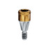 LOCATOR Abutment for Nobel Biocare NobelActive Implants, 3.5mm Narrow Platform (purple), 2.0mm Cuff