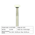 Dura-White Mounted Stones Handpiece RE1 White 12/Bx