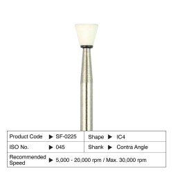 Dura White Aluminum Oxide Mounted Points Stones White RA IC4 12/Bx