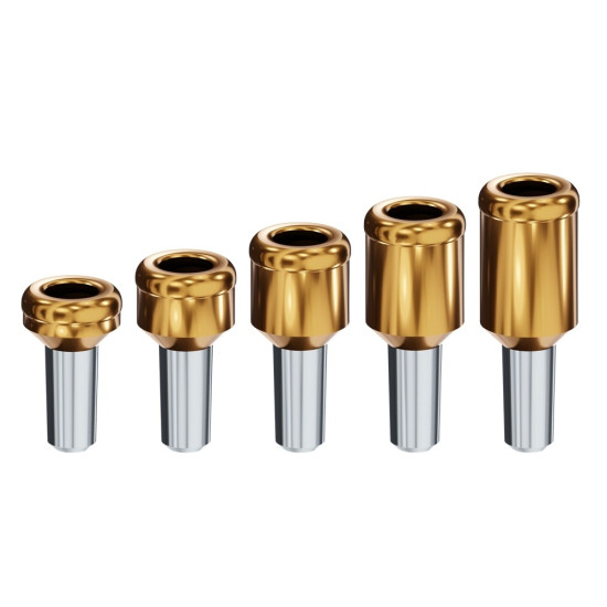 LOCATOR Abutment for Bicon HA, Integra, Max Implants, 2.5mm Dia, 4.0mm Cuff Height