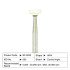 Dura-White Mounted Stones Right Angle / Latch Wheel WH4 White 12/Bx