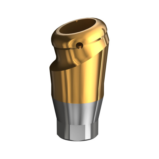 LOCATOR Angled Abutment for Nobel Biocare Active Conical Implants Regular Platform Cuff H 4.5