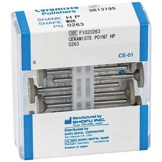 Ceramiste Silicon Polisher Handpiece Standard Wheel Refill 12/Pk