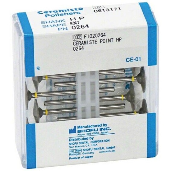 Ceramiste Silicon Polisher Handpiece Ultra Refill 12/Pk