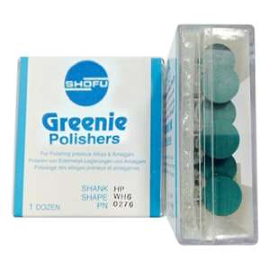 Greenie Silicon Polisher Handpiece Wheel WH6 12/Bx