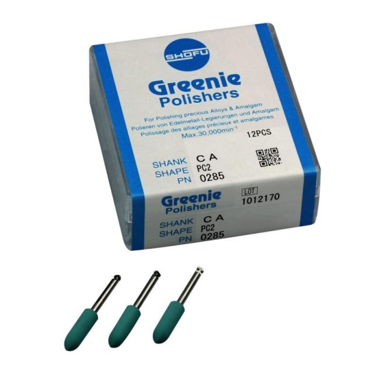 Greenie Silicon Polisher CA Point PC2 12/Bx