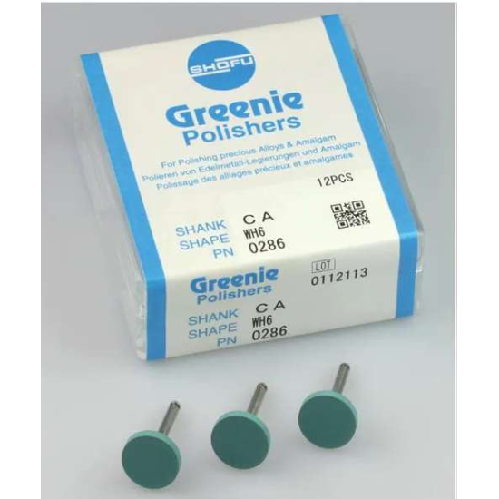 Greenie Stones Contra Angle Wheel WH6 12/Bx