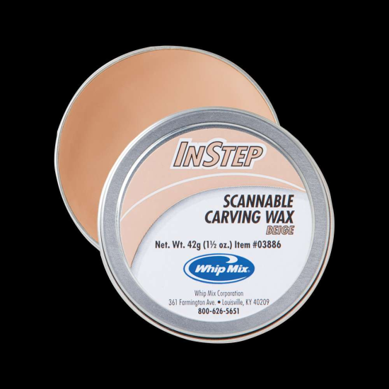 InStep Carving Wax Scannable Carving Beige ( 1-1/2 oz.)