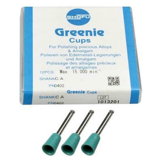 Greenie Silicon Polisher CA Cup 12/Bx