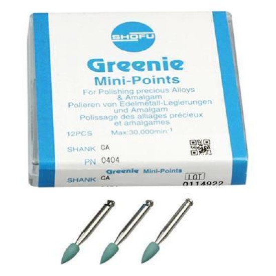 Brownie Silicon Pre Polisher CA Mini Point 12/Bx