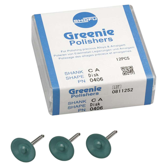 Greenie Polisher Contra Angle Inverted Cone IC1 12/Bx