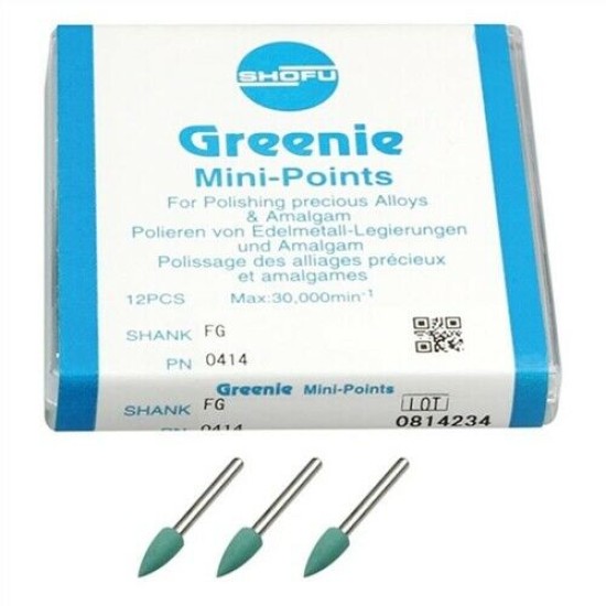 Greenie Silicon Polisher FG Mini Point 12/Bx