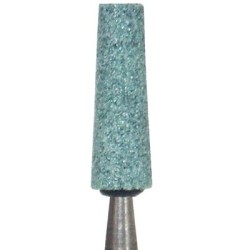 Dura-Green Mounted Stones Handpiece Tapered Cylinder TC4 12/Bx