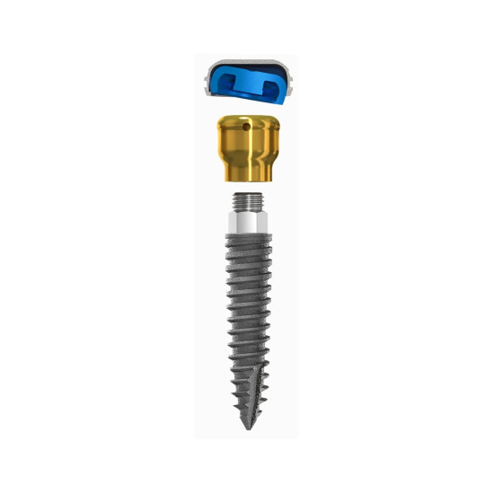 LOCATOR Overdenture Implant 2.9mm Platform Diameter X 12 Length 4mm Cuff Height