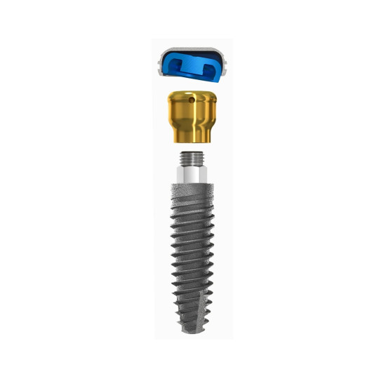 LOCATOR Overdenture Implant, 3.5mmD x 12mmL, 3mm Cuff
