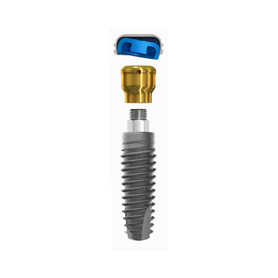 LOCATOR Overdenture Implant, 3.9mmD x 14mmL, 5mm Cuff