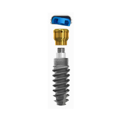 LOCATOR Overdenture Implant, 4.4mmD x 10mmL, 3mm Cuff