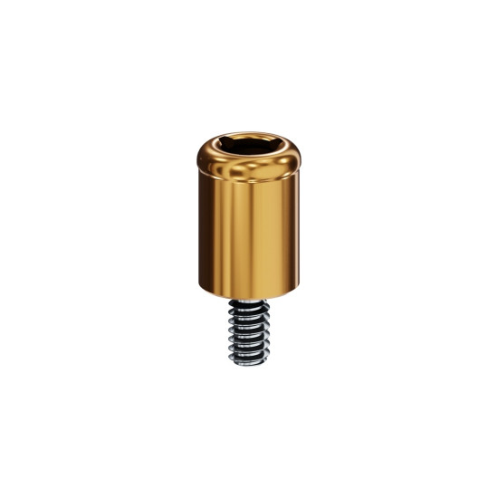 LOCATOR Abutment for Nobel Biocare Branemark Implants, 3.3 Narrow (NP, Purple), 4.0mm Cuff Height
