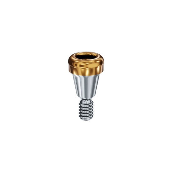 LOCATOR Abutment for Dentsply Osseospeed TX Implants, 3.5mm Dia (Aqua), 1.0mm Cuff Height