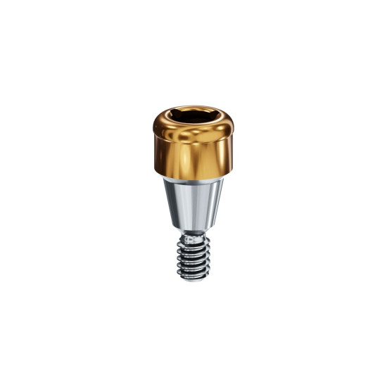 LOCATOR Abutment for Dentsply Osseospeed TX Implants, 3.5mm Dia (Aqua), 2.0mm Cuff Height