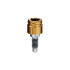 LOCATOR Abutment for BTI Biotechnology Institute Interna Implants, 4.1mm Dia (Blue/Yellow), 2.0mm Cu