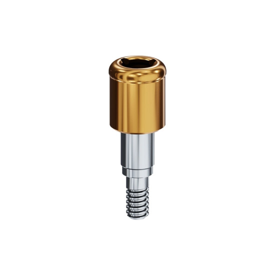 LOCATOR Abutment for Zimmer Biomet Certain Implants, 3.4mm (Purple), 3.0mm Cuff Height