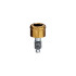 LOCATOR Abutment for Biohorizons External Implants, 3.5mm (Yellow), 1.25mm Cuff Height