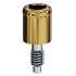 LOCATOR Abutment for Biohorizons External Implants, 3.5mm (Yellow), 3.0mm Cuff Height