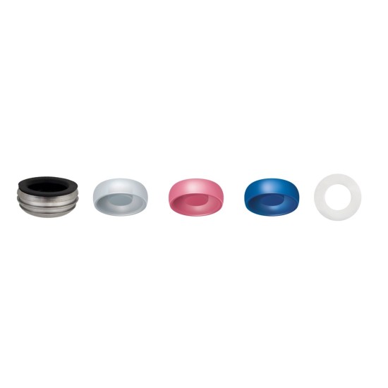 LOCATOR | Stainless Steel - Standard Range (2 Pack) Mixed Retention Inserts + Denture Cap Assembly |