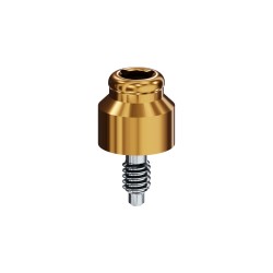 LOCATOR Abutment for Biohorizons External Implants, 5.7mm (Blue), 3.5mm Cuff Height