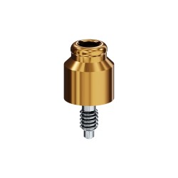LOCATOR Abutment for Biohorizons External Implants, 5.7mm (Blue), 4.5mm Cuff Height