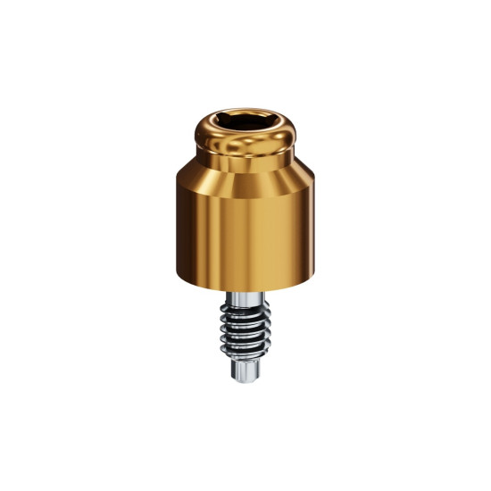 LOCATOR Abutment for Biohorizons External Implants, 5.7mm (Blue), 4.5mm Cuff Height