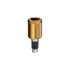 LOCATOR Abutment for Bio-lok Micro-Lok, Silhoutte Implants, 3.45mm Dia (Green), 4.0mm Cuff Height