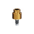 LOCATOR Abutment for Bio-lok Micro-Lok, Silhoutte Implants, 5.0mm Dia (Red), 4.0mm Cuff Height