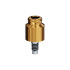 LOCATOR Abutment for Bio-lok Micro-Lok, Silhoutte Implants, 5.0mm Dia (Red), 5.0mm Cuff Height