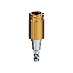 LOCATOR Abutment for Zimmer Biomet Certain Implants, 4.1mm (Blue), 5.0mm Cuff Height