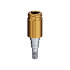 LOCATOR Abutment for Zimmer Biomet Certain Implants, 4.1mm (Blue), 5.0mm Cuff Height