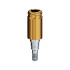 LOCATOR Abutment for Zimmer Biomet Certain Implants, 4.1mm (Blue), 6.0mm Cuff Height