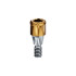 LOCATOR Abutment for Dentsply MIcrothread Implants, 3.5mm Dia (M2.0 Thread), 3.0mm Cuff Height