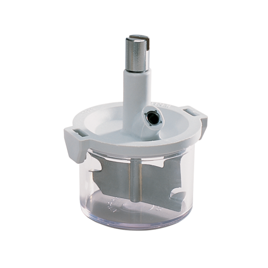 Vac-U-Mixer Bowls #6400 200 mL (100 g cap.) - 2 scoops of alginate*, with #6406 Paddle Assembly and Drive Nut #6375