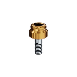 LOCATOR Abutment for Zimmer Biomet Tapered Screw Vent Implants, 4.5mm (Purple), 1.0mm Cuff Height