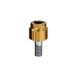 LOCATOR Abutment for Zimmer Biomet Tapered Screw Vent Implants, 4.5mm (Purple), 2.0mm Cuff Height