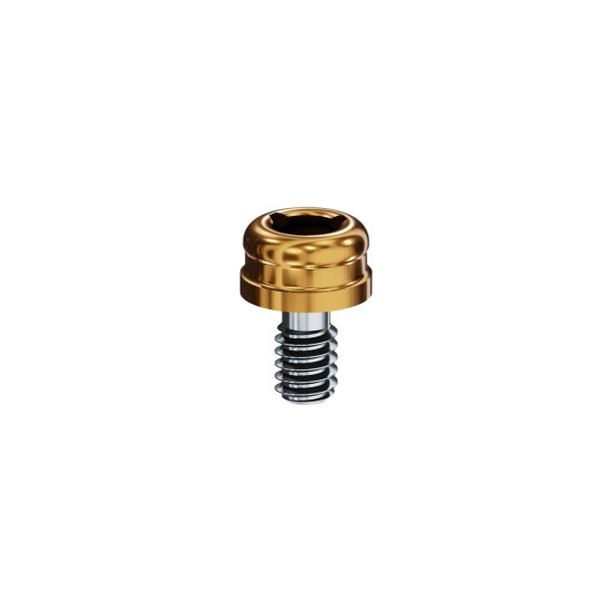LOCATOR Abutment for Nobel Biocare External Hex-Lock Implants, 3.8/4.5mm Dia (Yellow), 0.73mm Cuff H