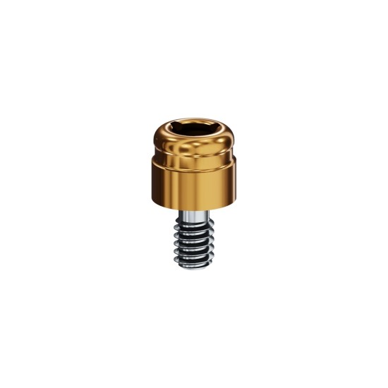 LOCATOR Abutment for Nobel Biocare External Hex-Lock Implants, 3.8/4.5mm Dia (Yellow), 2.0mm Cuff He